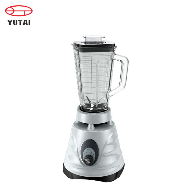 خلاط طعام تجاري سعة 1.5 لتر، خلاط عصير الثلج مع كوب صغير من البلاستيك