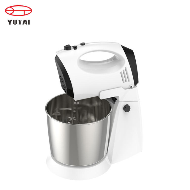 ماكينة طعام المطبخ الحديثة خلاط يدوي مع وعاء من الفولاذ المقاوم للصدأ